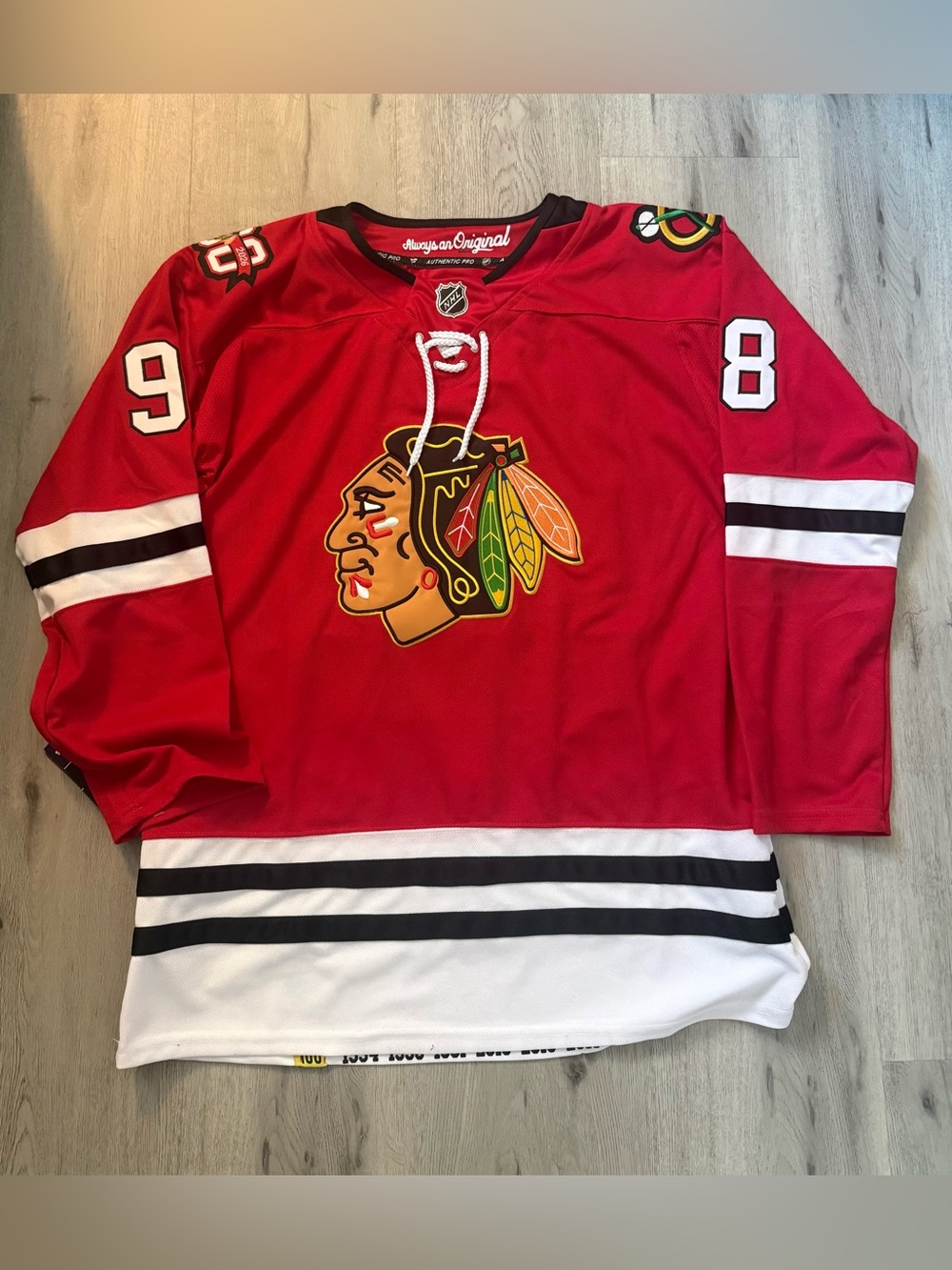 Connor Bedard Chicago Blackhawks Hockey Jersey NWT size XL 54